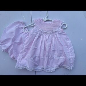 Feltman Brothers Vintage Sleeveless Pintucked Collar Dress